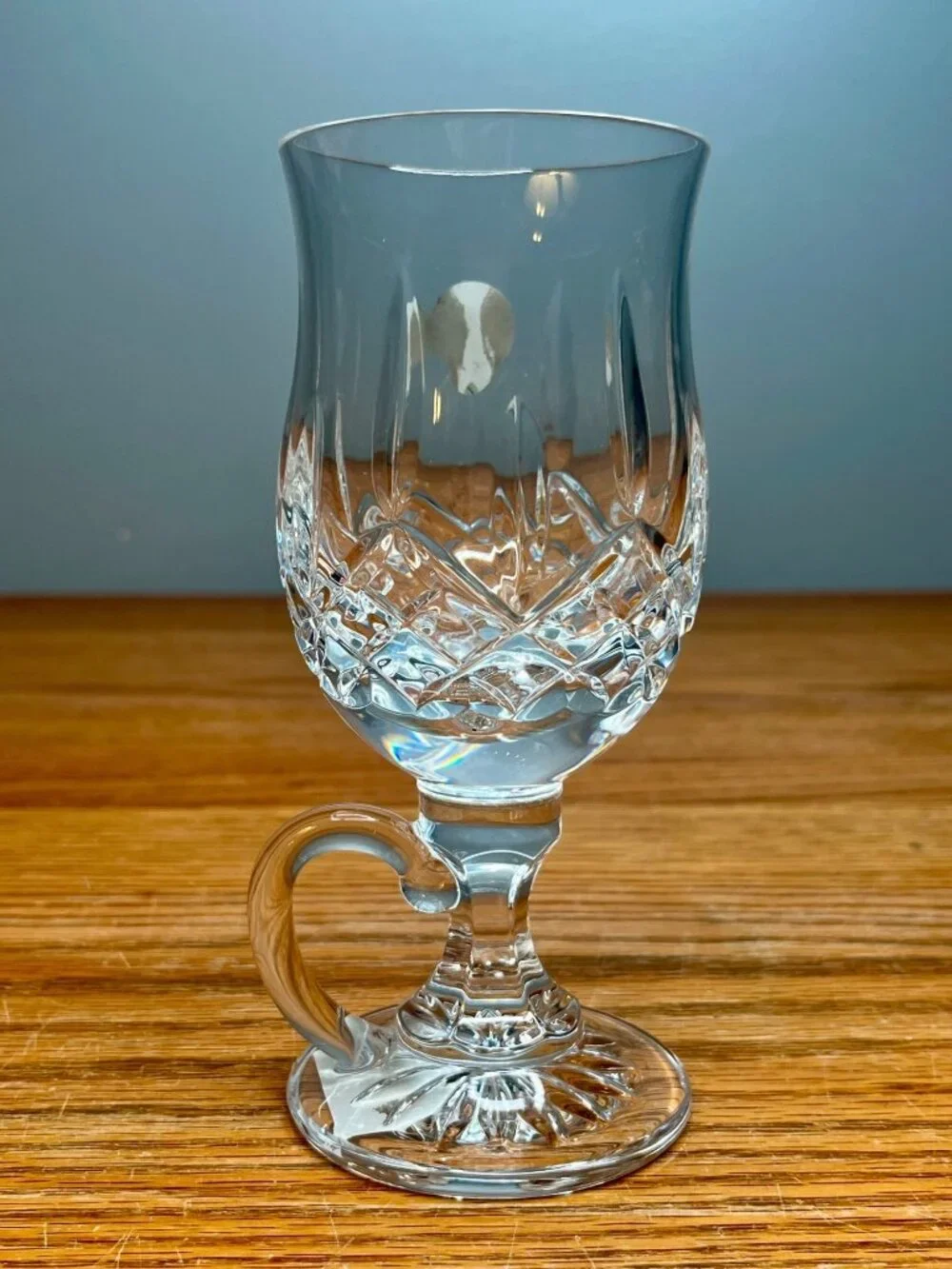 Set of 2 New With Tags Waterford Crystal Lismore Irish Coffee Footed Mug Glasses
